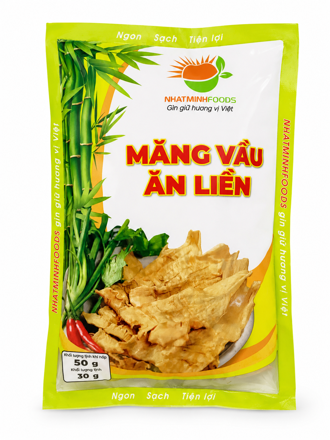 Măng khô ăn liền (măng vầu)〔290¥/túi 〕nguyên thùng (550g x 24 túi)【ベトナム産】水戻し干したけのこ