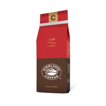 Cà phê Highlands rang xay Culi〔 520¥/túi 〕nguyên thùng (200g x 12 túi) ベトナムコーヒークリブレンド