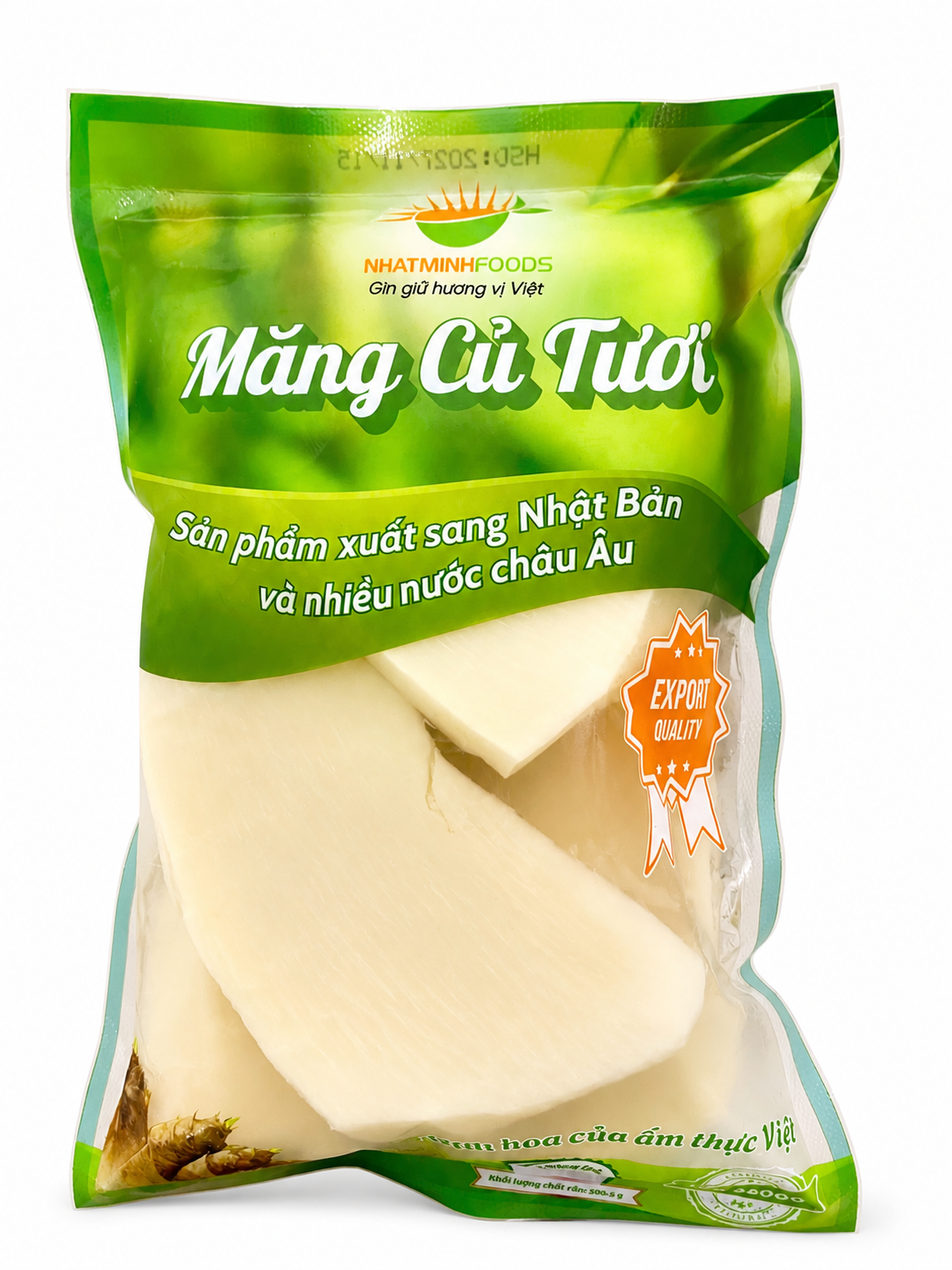 Măng củ〔 210¥/túi 〕nguyên thùng (550g x 24 túi) 生な竹の子