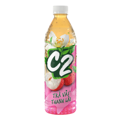 Trà Vải Thanh Lài C2〔 92¥/chai 〕nguyên thùng (455ml x 24 chai) ライチジャスミンティー（清涼飲料水）