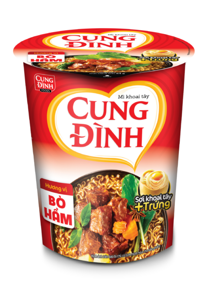 Mì Ly Cung Đình Bò Hầm〔 143¥/ly 〕nguyên thùng (65g x 24 ly)