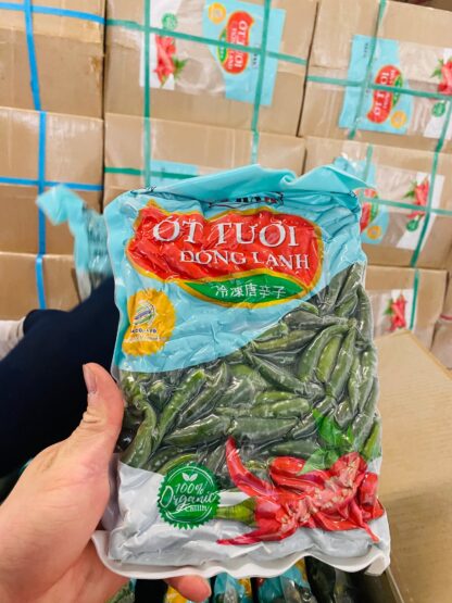 Ớt tươi đông lạnh - Ớt Xanh 500g/túi