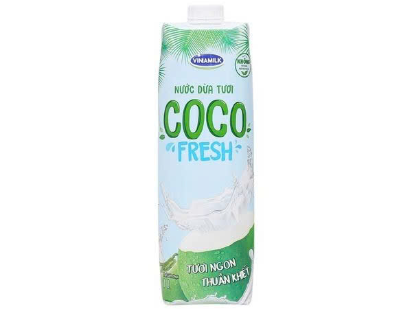 Nước dừa tươi Vinamilk CoCo nguyên thùng (330ml x 24 chai) - ココナッツウォーターココフレッシュ